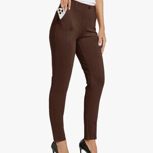 WILLIT Women's Dress Pants Skinny Work Slacks Leggings Slim Fit Stretch